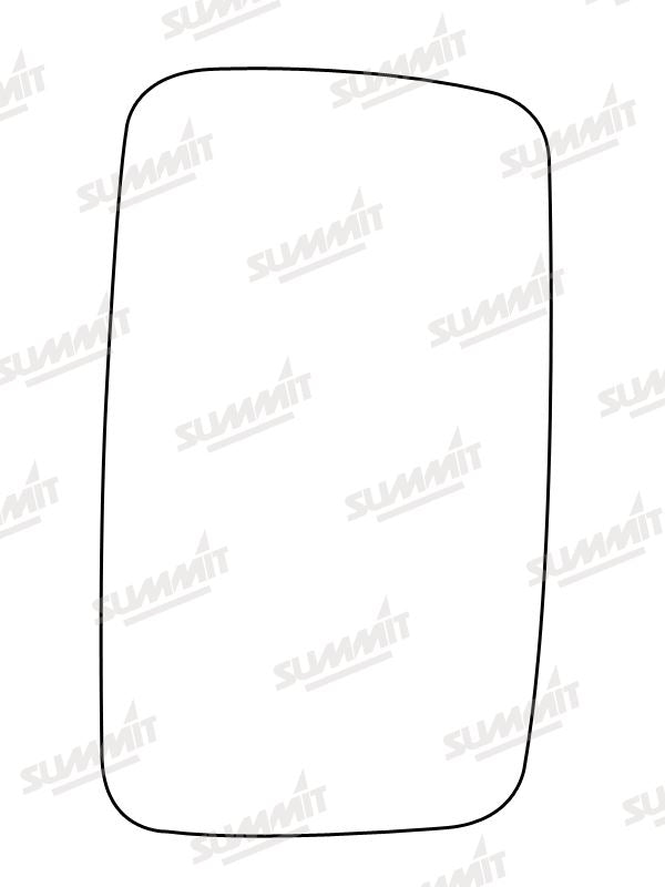 Summit Non-Heated Base Plate With Commercial Mirror Glass fits Mercedes Sprinter Van 95 to 00 LHS - Summit - My Roof Bars