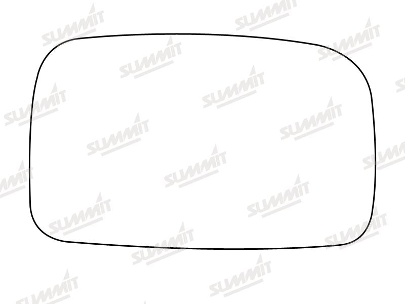 Summit Stick-On Aspheric Mirror Glass fits VW Polo 96 on RHS - Summit - My Roof Bars