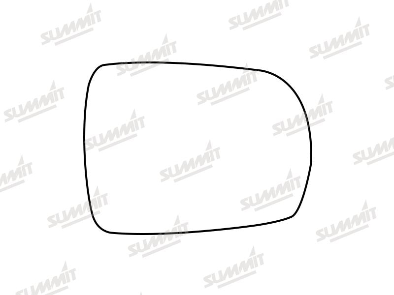 Summit Stick-On Standard Mirror Glass fits Ford Edge 14 to 17 RHS - Summit - My Roof Bars