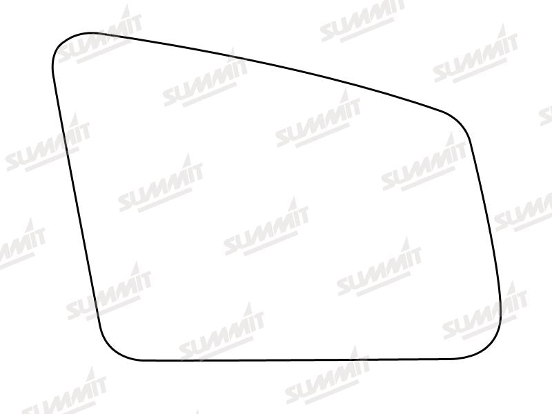 Summit Stick-On Standard Mirror Glass fits Mercedes E Class RHS - Summit - My Roof Bars