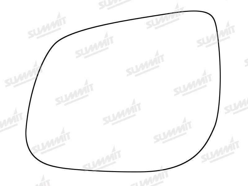 Summit Stick-On Standard Mirror Glass fits Kia Picanto 12 on LHS - Summit - My Roof Bars