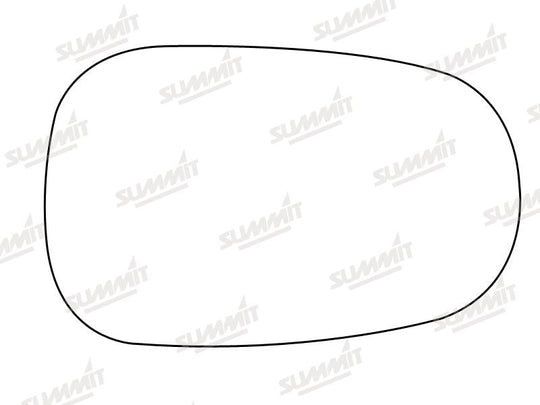 Summit Stick-On Anti Dazzle Mirror Glass fits Renault Megane LHS - Summit - My Roof Bars