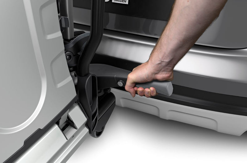 Thule EasyFold XT three-bike platform towbar bike rack black/aluminium Towbar Bike Rack
