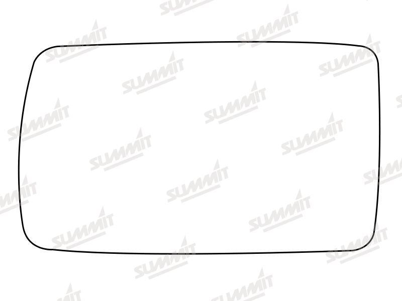 Summit Stick-On Anti Dazzle Mirror Glass fits Alfa 155 LHS - Summit - My Roof Bars