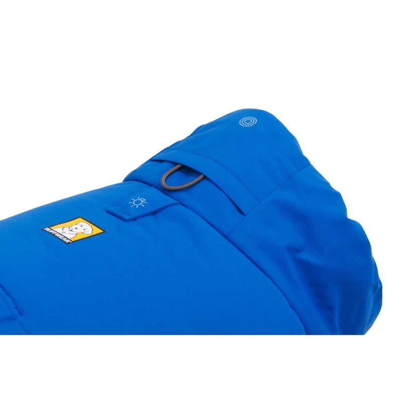 Ruffwear Vert Coverall Dog Snow Suit in Blue Pool (Large)