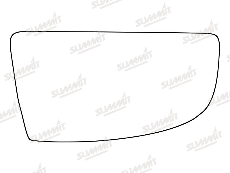Summit Non-Heated Base Plate With Lower Blind-Spot Mirror Glass fits Ford Transit 14 to 16 RHS - Summit - My Roof Bars