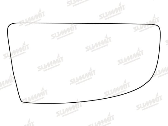 Summit Non-Heated Base Plate With Lower Blind-Spot Mirror Glass fits Ford Transit 14 to 16 RHS - Summit - My Roof Bars