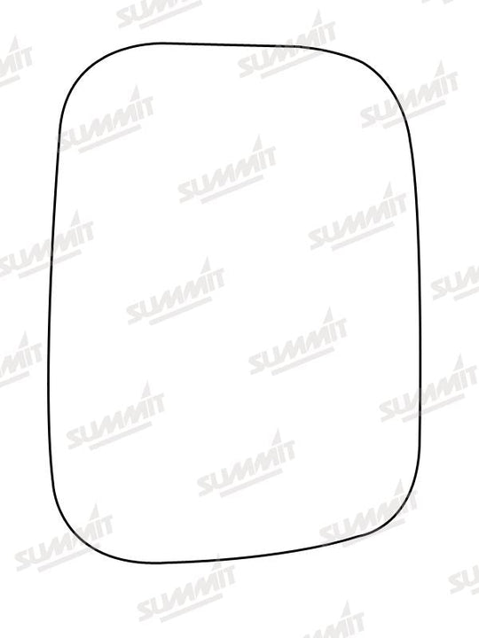 Summit Stick-On Commercial Mirror Glass fits Nissan Urvan RHS 79 to 95 - Summit - My Roof Bars