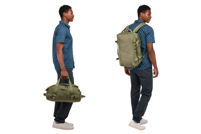 Thule Chasm 30L duffel bag olivine green