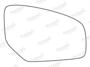 Summit Stick-On Standard Mirror Glass fits Honda Civic RHS - Summit - My Roof Bars