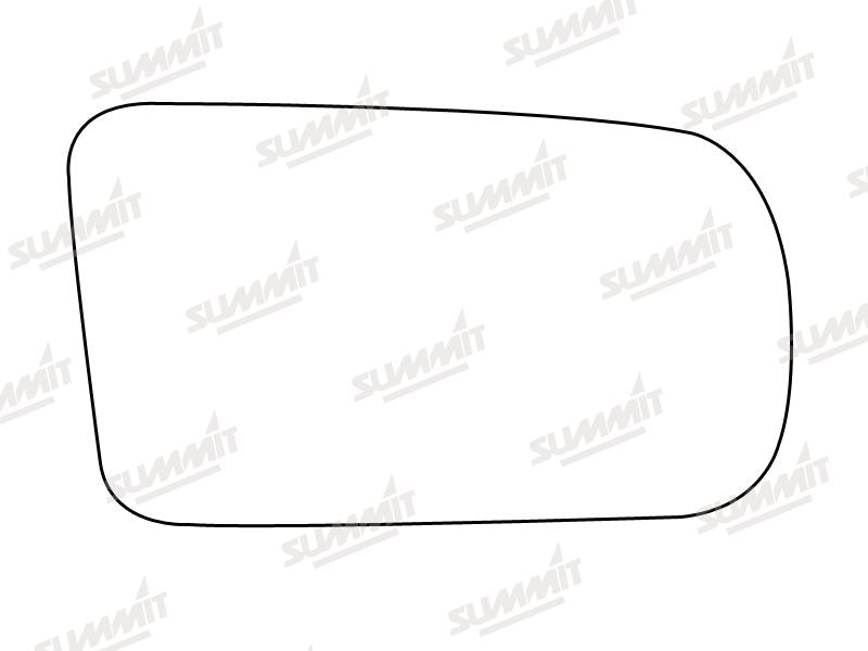 Summit Stick-On Standard Mirror Glass fits Toyota Camry 90 to 96 RHS - Summit - My Roof Bars