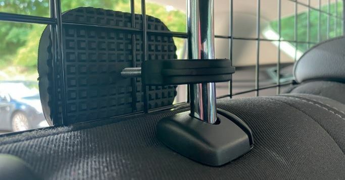 Sakura SS5453 Car Partition SUV Dog Guard Mesh Headrest In Black - Sakura - My Roof Bars