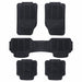 5 Piece MPV Heavy Duty Rubber Non Slip Car Mats Set Universal Fit - UKB4C - My Roof Bars