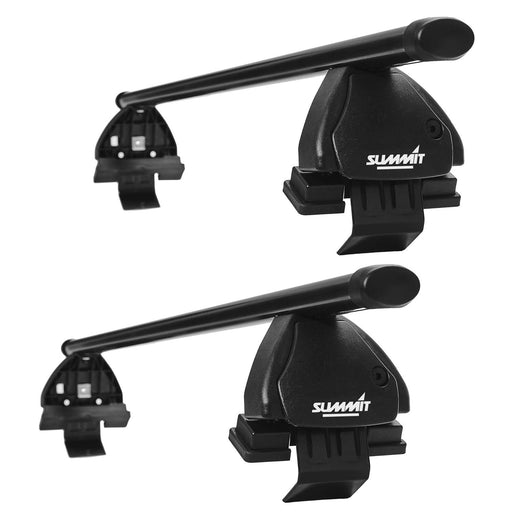 SUP-076 Premium Multi Fit Roof Bars, Black Steel, Set of 2 - Summit - My Roof Bars