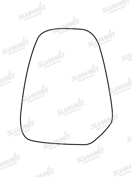 Summit Stick-On Commercial Mirror Glass fits Ford Transit Courier 14 to 17 RHS - Summit - My Roof Bars