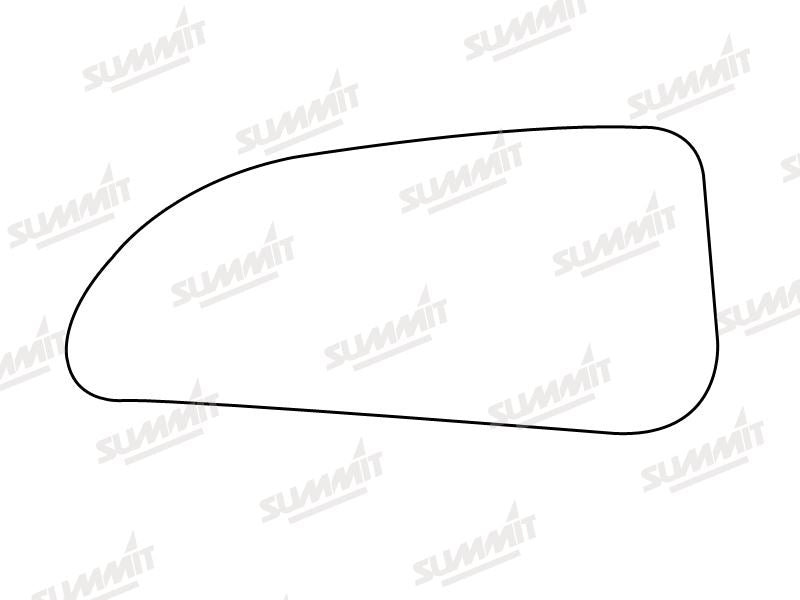 Summit Stick-On Commercial Lower Blind-Spot Mirror Glass fits Nissan Interstar, Renault Master, Vauxhall Movano RHS - Summit - My Roof Bars