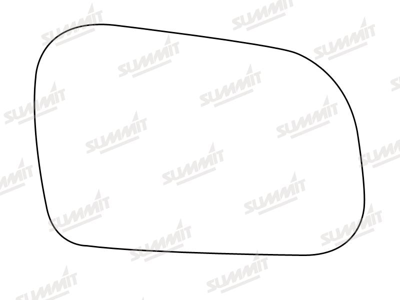 Summit Stick-On Anti Dazzle Mirror Glass fits Rover 200 400 RHS - Summit - My Roof Bars