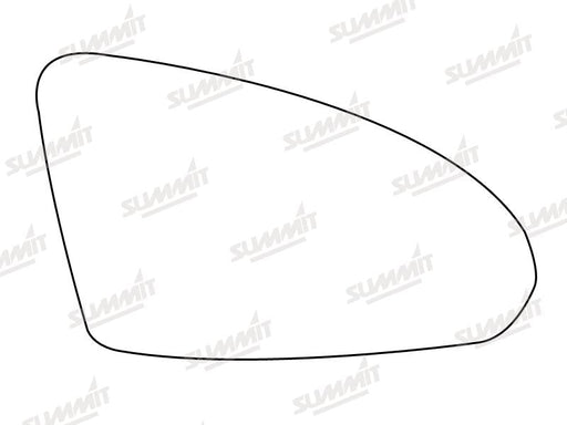 Summit Stick-On Aspheric Mirror Glass fits Nissan Primera 02 on RHS - Summit - My Roof Bars