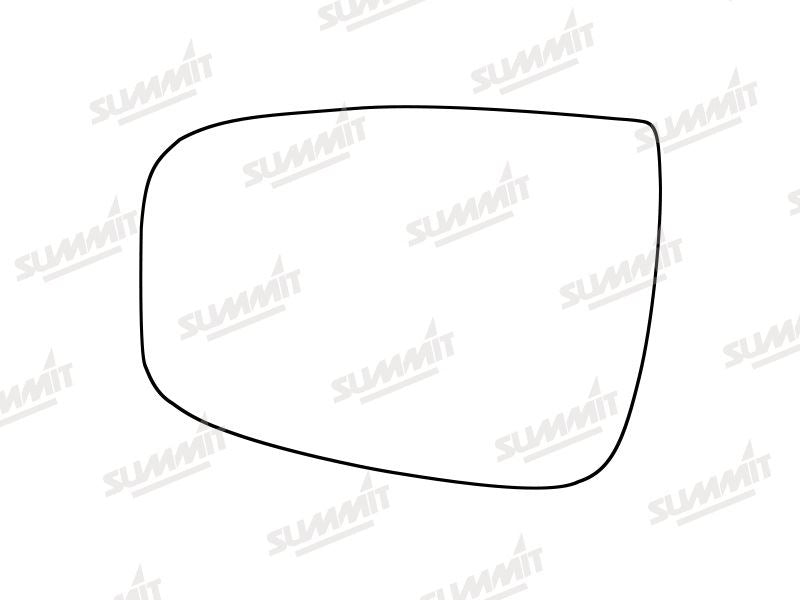 Summit Stick-On Standard Mirror Glass fits Hyundai IX20 10-20 LHS - Summit - My Roof Bars