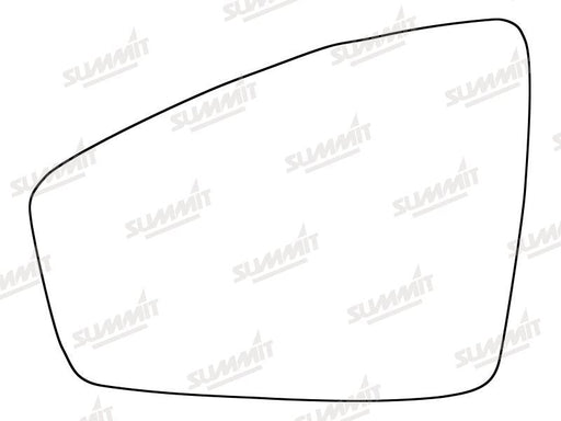 Summit Stick-On Standard Mirror Glass fits Volkswagen Tiguan 16 on LHS - Summit - My Roof Bars