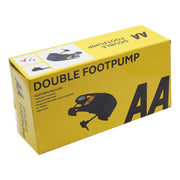 AA Double Barrel Cylinder Tyre Foot Pump Air Inflator Car Van Bicycle Bike - AA - My Roof Bars