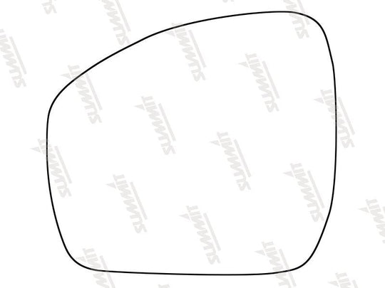 Summit Stick-On Standard Mirror Glass fits Land Rover Discovery 13 to 15 LHS - Summit - My Roof Bars