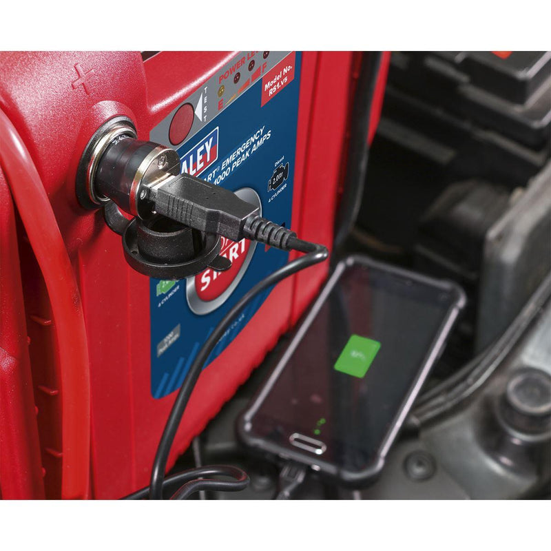 Sealey RoadStartï Emergency Jump Starter 12V 1000 Peak Amps RS1 - Sealey - My Roof Bars