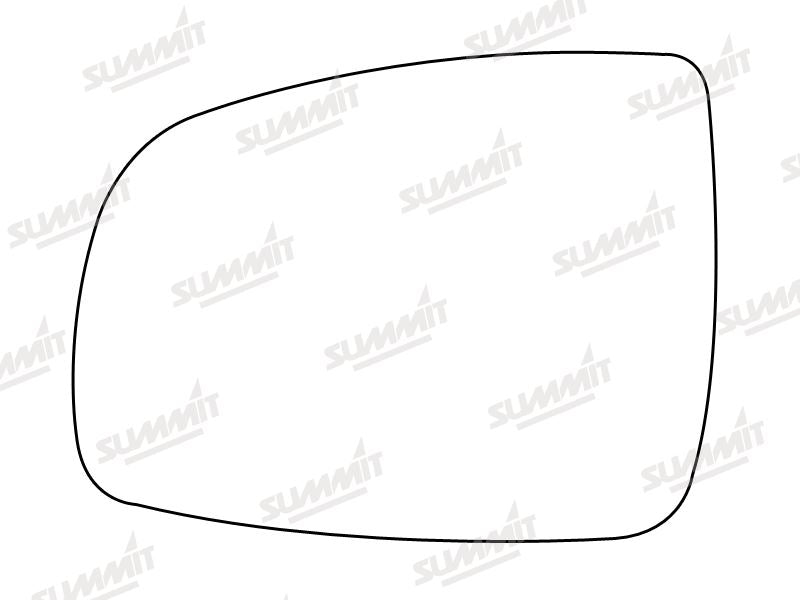 Summit Stick-On Standard Mirror Glass fits Nissan Note LHS - Summit - My Roof Bars