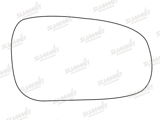 Summit Stick-On Standard Mirror Glass fits Honda Civic 96 to 01 RHS - Summit - My Roof Bars