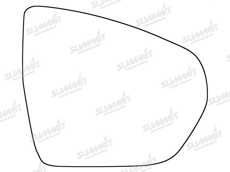 Summit Heated Base Plate With Standard Mirror Glass fits Vauxhall Grandland X 18 on RHS - Summit - My Roof Bars