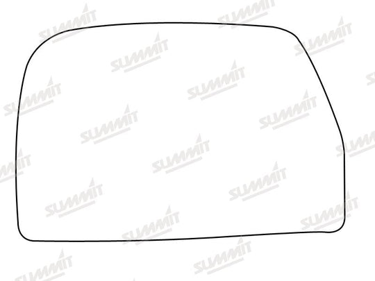 Summit Non-Heated Base Plate With Lower Blind-Spot Mirror Glass fits Iveco Daily LHS - Summit - My Roof Bars