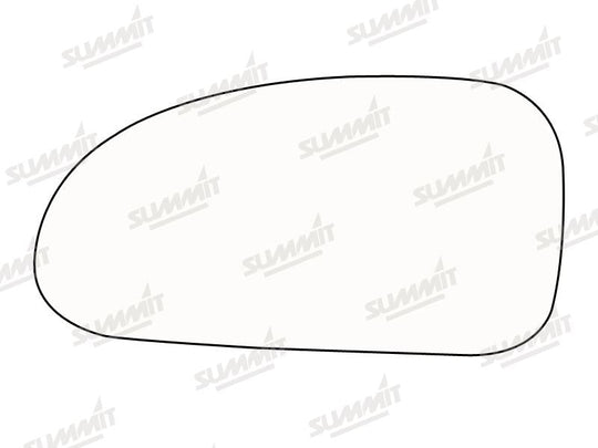 Summit Stick-On Standard Mirror Glass fits Hyundai Coupe LHS - Summit - My Roof Bars
