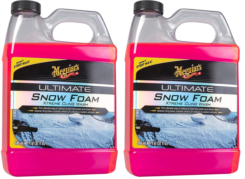 2x Meguiar's G191532EU Ultimate Snow Foam Xtreme Cling 946ml - Meguiar's - My Roof Bars