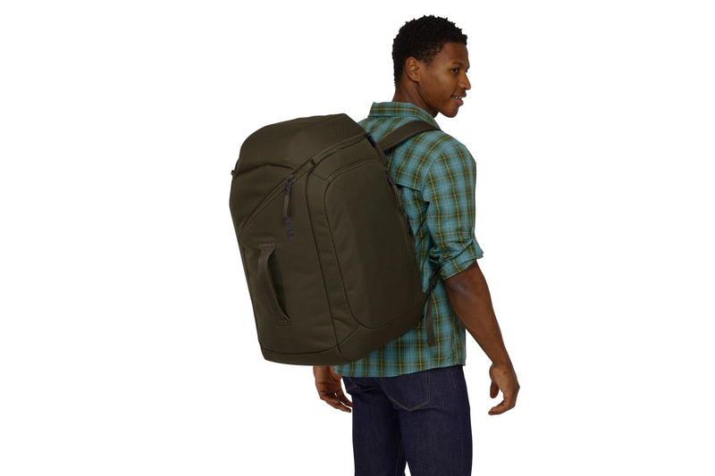 Thule RoundTrip Snowboard and ski boot backpack 60L deep khaki