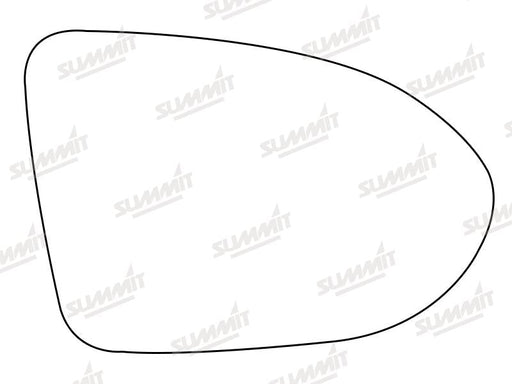 Summit Heated Base Plate With Blind Spot Mirror Glass fits VW Passat 15 on RHS - Summit - My Roof Bars