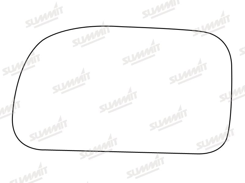 Summit Stick-On Standard Mirror Glass fits Mitsubishi Space Wagon LHS - Summit - My Roof Bars