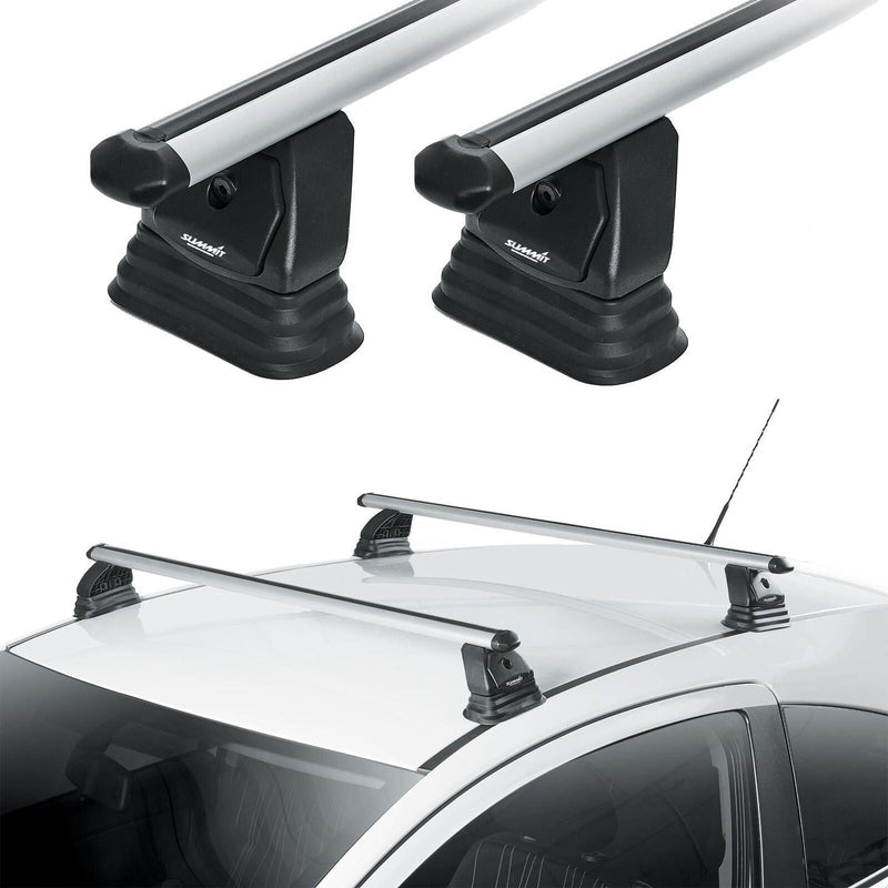 Summit SUP-A070 Premium Aluminium Multi-Fit Roof Bars, Lockable, Set of 2