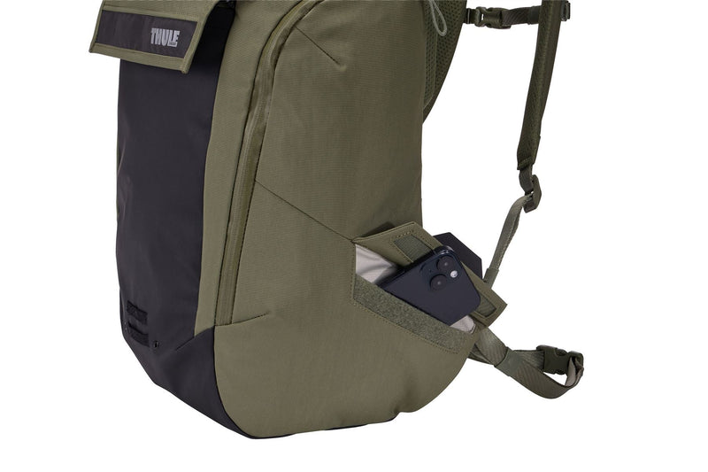 Thule Paramount bike commute backpack soft green 28L