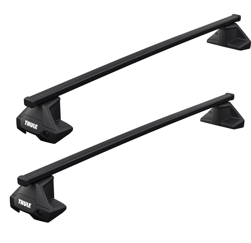 Thule SquareBar Evo Roof Bars Black fits Volvo EX30 2024- 5-dr Normal Roof - Thule - My Roof Bars