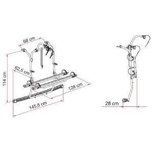 Fiamma Carry-Bike Psa - Deep Black 02096-28A - Fiamma - My Roof Bars