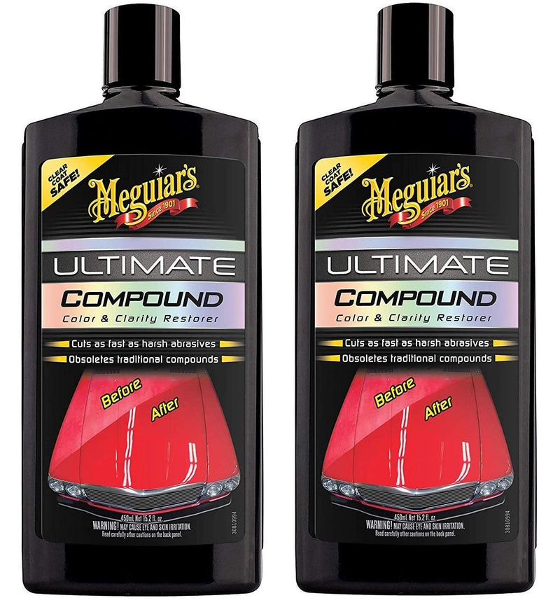 2X Meguiar's Ultimate Compound Colour & Clarity Restorer 450ML - G17216