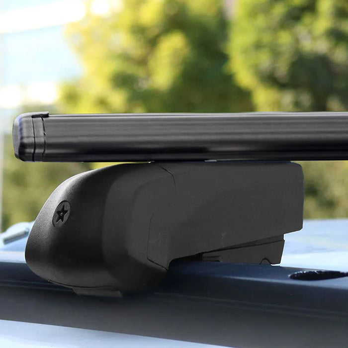 Roof Bars Rack Black fits Volvo V60 & Cross Country 2017- (I) for Flush Rails 75KG - Summit - My Roof Bars