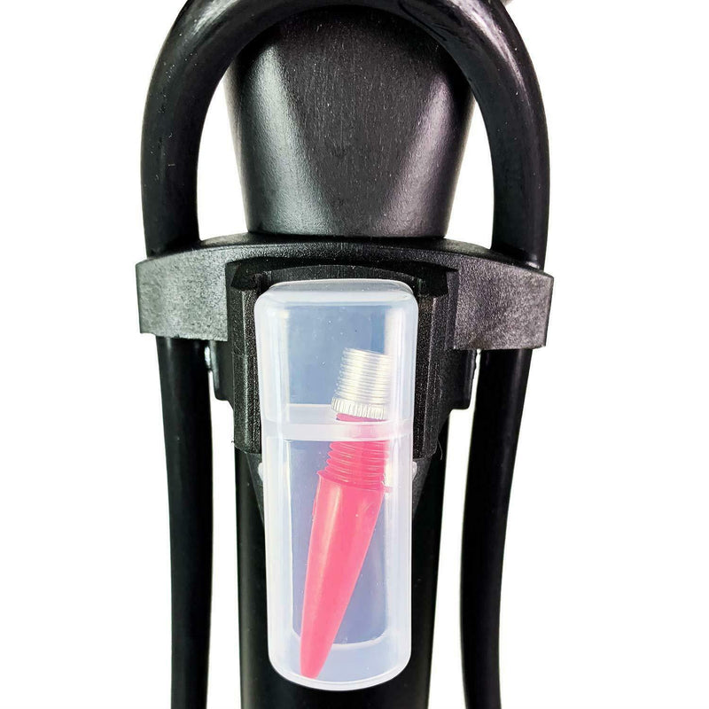 Dunlop Floor Bike Pump With Pressure Gauge Standpump Manometer 11Bar Black Air - Dunlop - My Roof Bars