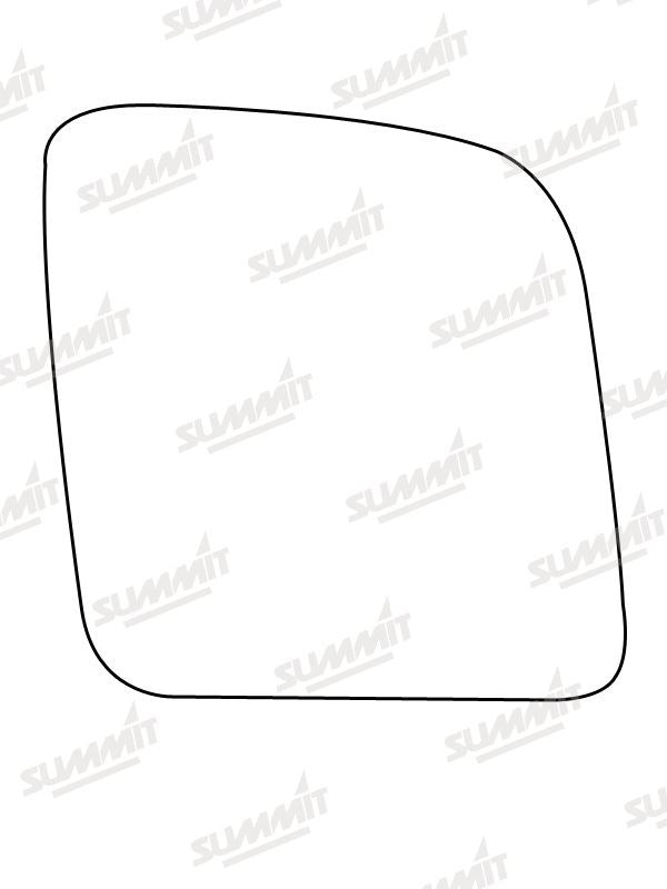 Summit Stick-On Commercial Mirror Glass fits Ford Transit Connect RHS - Summit - My Roof Bars