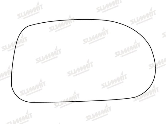 Summit Stick-On Standard Mirror Glass fits Fiat Bravo Brava 95 to 01 RHS - Summit - My Roof Bars