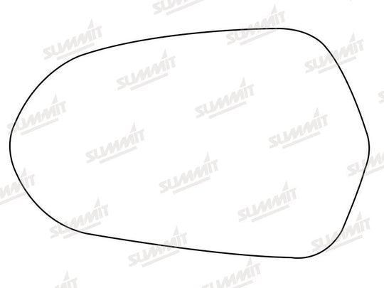 Summit Stick-On Aspheric Mirror Glass fits Audi A6 12 on LHS - Summit - My Roof Bars