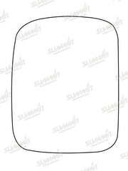 Summit Stick-On Standard Mirror Glass fits Nissan Terrano Ford Maverick RHS - Summit - My Roof Bars