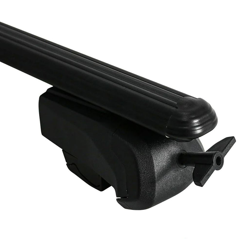 Roof Bars Rack Black fits Kia Sportage 2015-2021 (QL) for Flush Rails 75KG - Omtec - My Roof Bars