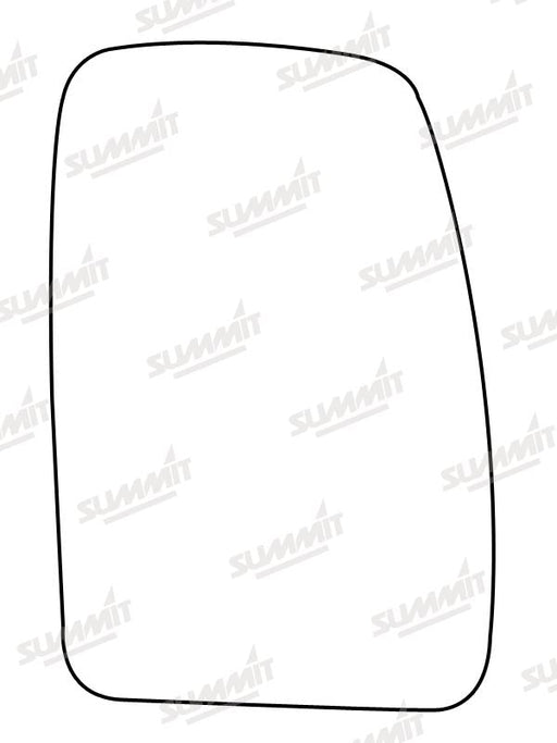 Summit Non-Heated Base Plate With Commercial Mirror Glass fits Renault Master 10 on RHS - Summit - My Roof Bars