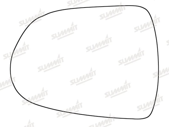 Summit Stick-On Standard Mirror Glass fits Hyundai i40 12 on LHS - Summit - My Roof Bars